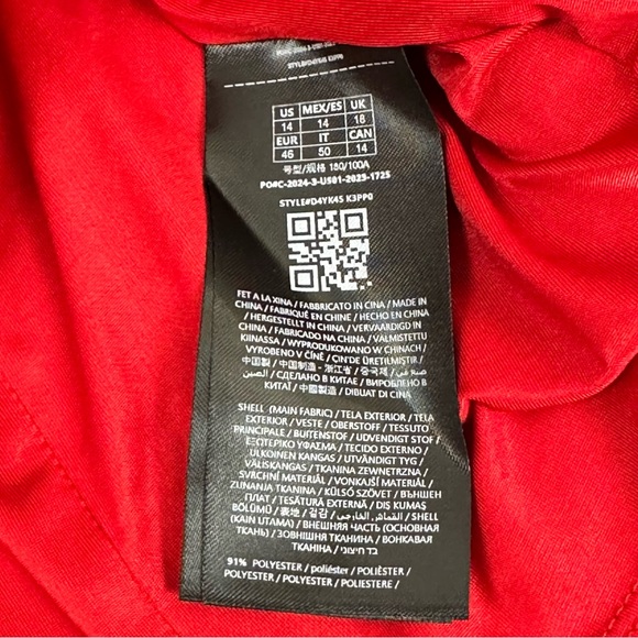 Guess strapless red dress (SL Anya Dress, Size 14, Color: Red Cherry, NWT): - Picture 7 of 14